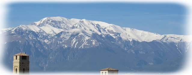 Skiing Mountains, Abruzzo, Central Italy